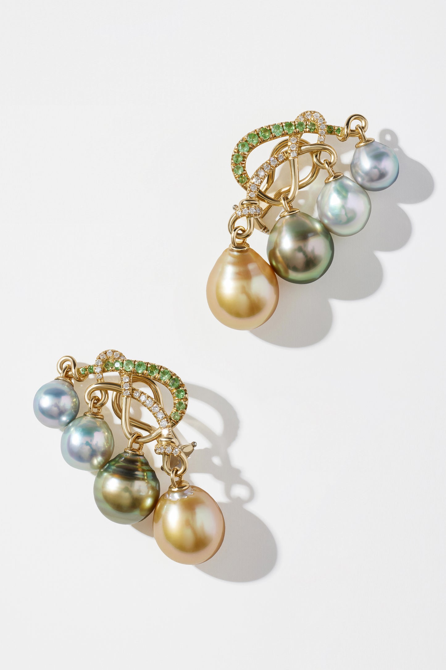 CASCADING PEARL EARRINGS